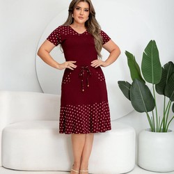 Vestido de Bolinha Ana Julia