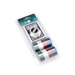 Kit com 48 Fichas de Poker e Baralho