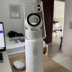 Garrafa Térmica De Aço Inoxidável Com Suporte para Telefone 950ml