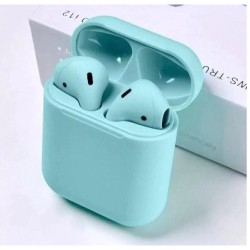 Fone de ouvido bluetooth colorido i12 com controle de toque