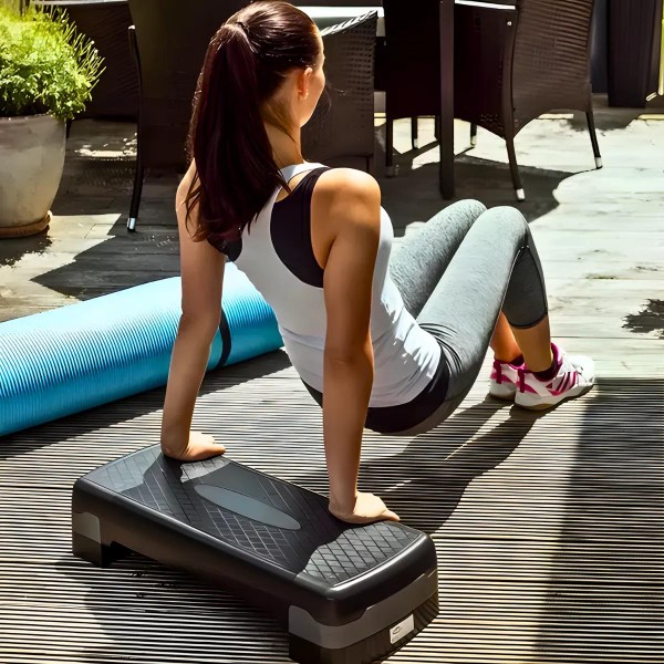 Kit de Ginástica com 2 Step Ajustáveis