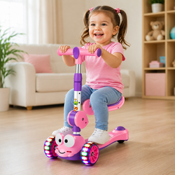 Patinete Infantil 3 Rodas com Assento SAPO