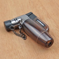 Isqueiro Maçarico Honest 261 - Marrom (1 Chama)