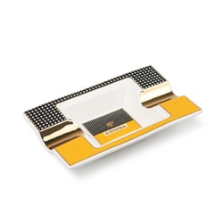 Cinzeiro de Ceramica para 2 Charutos Cohiba - Branco