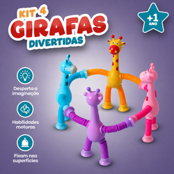 Girafas com Ventosa
