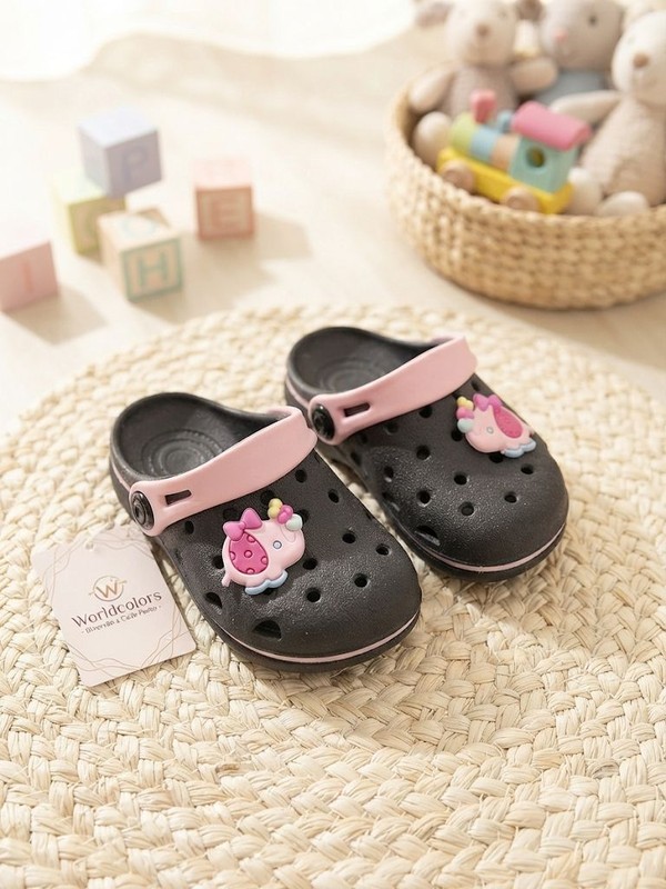 BABUCHE BABUCHE POP MINI - PRETO/ROSA 124045 WORLDCOLORS (AVARIA)
