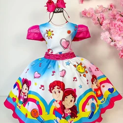 Vestido Temático Estampado - Maria Clara e JP 