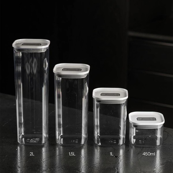 Pote Hermético Ou Quadrado 450ml Linha Duo Lock