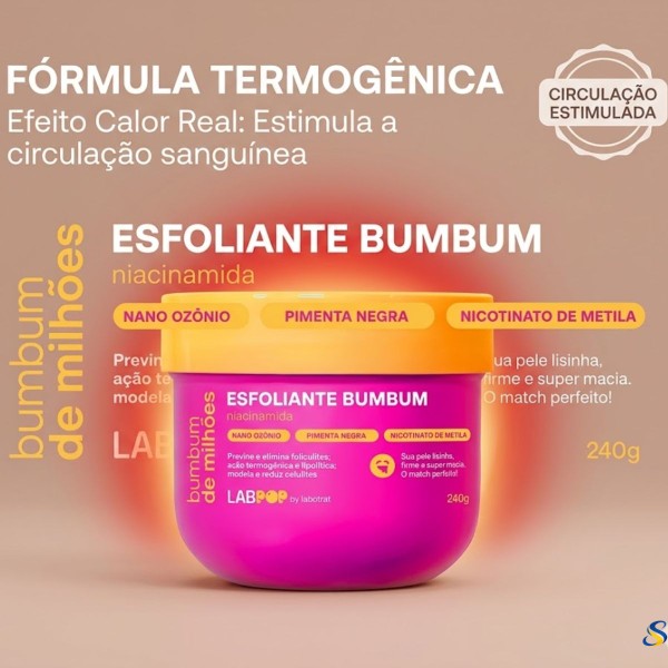 Esfoliante Labotrat Labpop 240 gr Bumbum de Milhões
