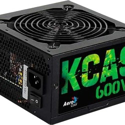 Fonte para PC Aerocool ATX 600W KCAS Sem Cabo - KCAS 600W