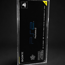 Case Acrílica Premium para PlayStation 2 Fat Midnight Black