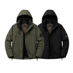 [LEVE 2 PAGUE 1] Jaqueta Masculina Valkor com Forro Térmico +3BRINDES: Relógio, Cinto e Carteira
