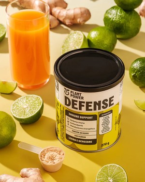 DEFENSE - LIMÃO E GENGIBRE - 270G - PLANT POWER