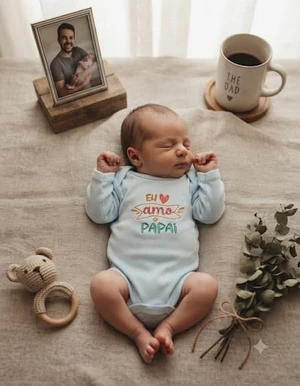 BODY YUKS EU AMO PAPAI 20678 BRANCO