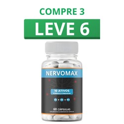 Nervomax 60 Cápsulas + Frete Grátis
