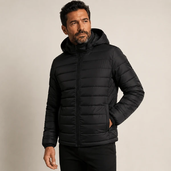 Jaqueta Puffer Peluaciada Ferr | Capuz Removível