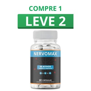 Nervomax 60 Cápsulas + Frete Grátis