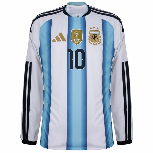 Camisa Seleção Argentina Home 2026/27 Messi 10 - Manga longa