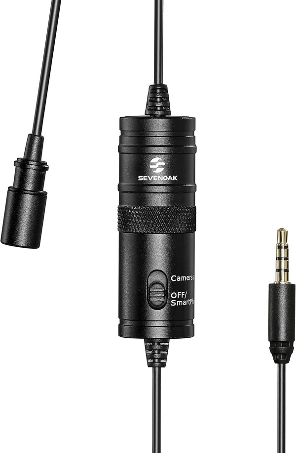 Microfone De Lapela Boya BY-M1 Condensador Omnidirecional - BY-M1