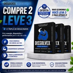 Dissolvex - Promoção 3 Caixas + Frete Grátis