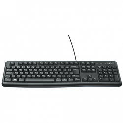 Teclado USB Logitech K120 ABNT2 Preto