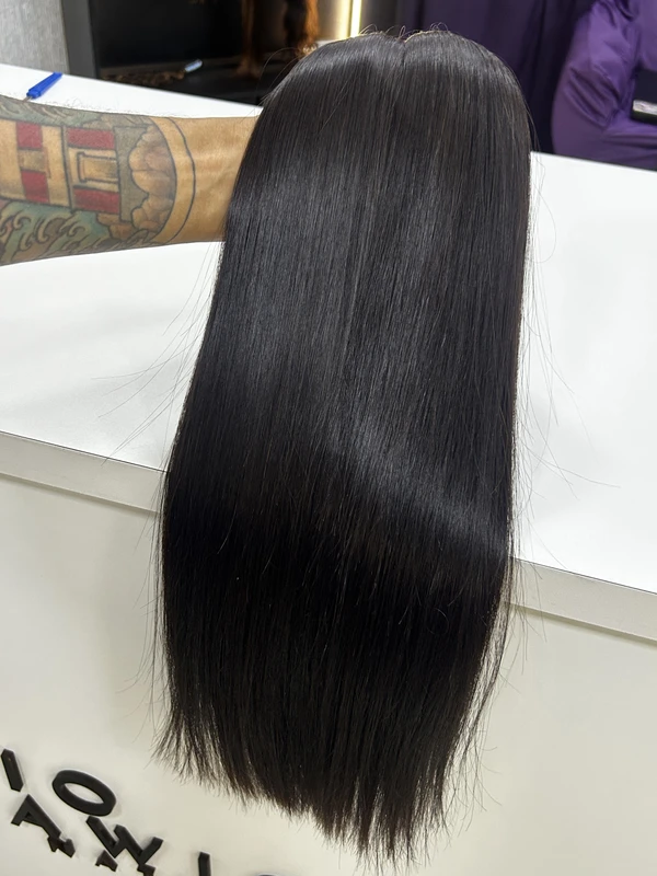Cabelo Vietnamita Castanho Esc. Liso - 55cm (100g)