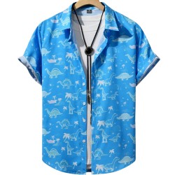 Camisa Vinser Jurassic Azul