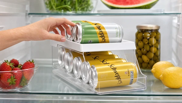 ORGANIZADOR DE LATAS CLEAR ESPECIAL BRANCO
