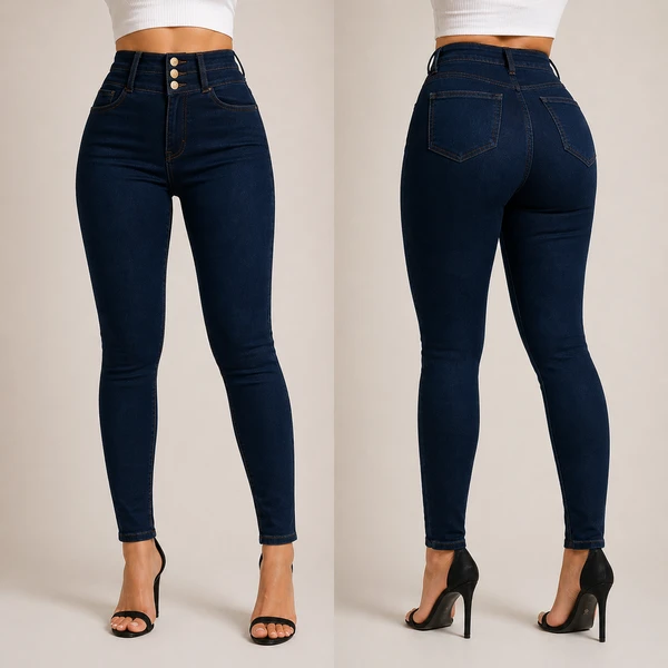 Kit 2 Calças Lipo Jeans Modeladoras - |DIRETO DA FÁBRICA|