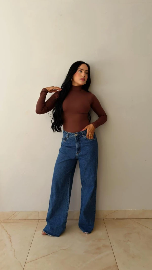 BODY GOLA ALTA MANGA LONGA