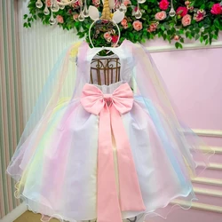 Vestido Temático Luxo - Unicórnio Color