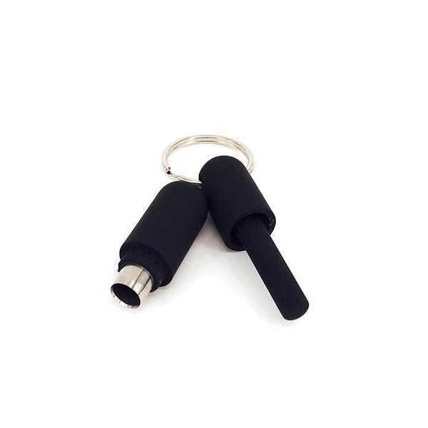 Furador de Charutos Emborrachado Meglio - Preto