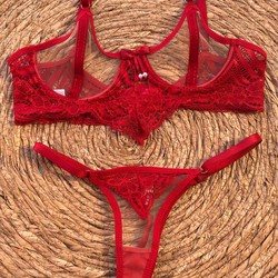 CONJUNTO MIRELLA TULE COM RENDA