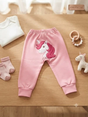 CALÇA BICHO MOLHADO UNICORNIO ROSA