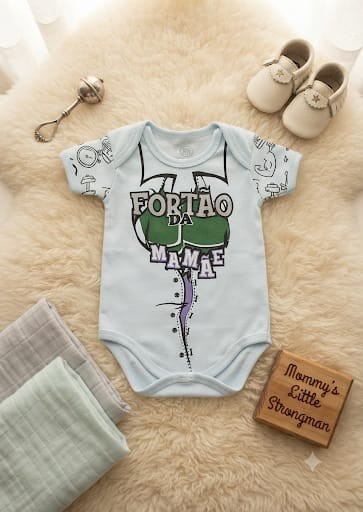 BODY FORTÃO DA MAMÃE BEBE BRINCALHÃO