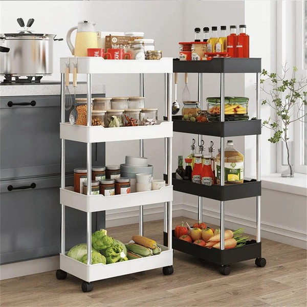 Gaveteiro Organizador PlusMove™ | Multiuso com Rodinhas para Banheiro, Quarto, Cozinha e Lavanderia