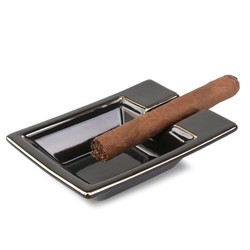 Cinzeiro de Ceramica para 1 Charuto Spheraf - Preto