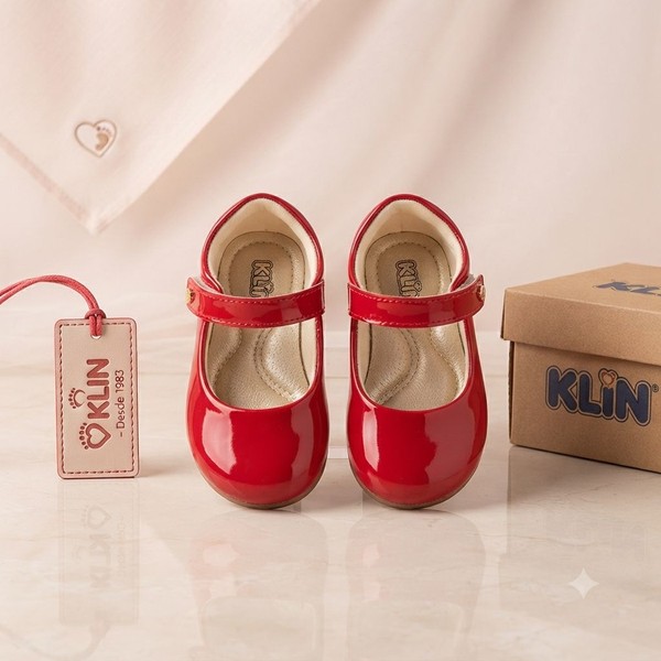 SAPATILHA PRINCESA VERMELHO KLIN 125143 
