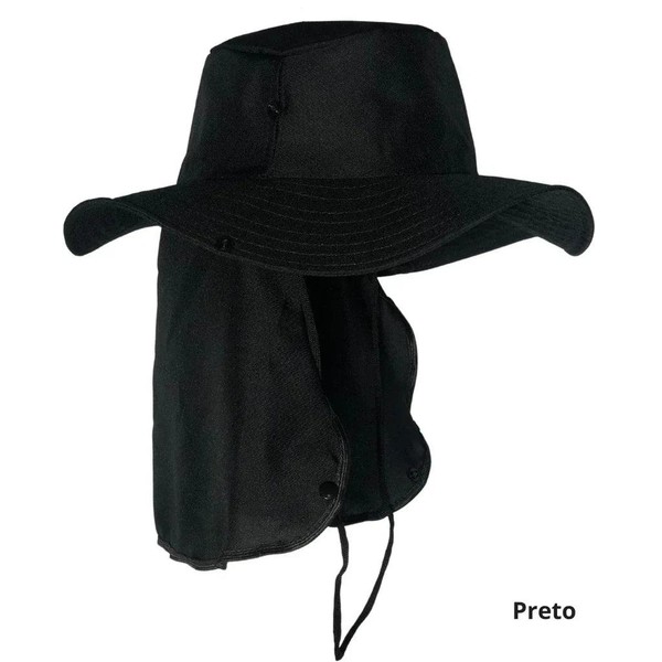 Chapéu Pescador Australiano com Proteção Pescoço