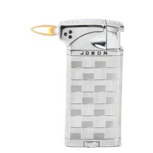 Isqueiro Jobon - Prata Mod. 1 (Maçarico e Chama Normal)