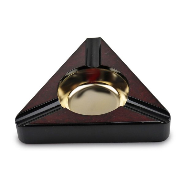 Cinzeiro para 3 Charutos de Madeira Burner