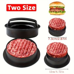 1 conjunto, adequado para cozinha rv, máquina de hambúrguer antiaderente, molde de máquina de torta de carne, adequado para carne, leite, queijo, legumes