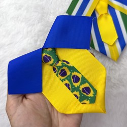Gravata Camisa Brasil - Copa - 4 unid 