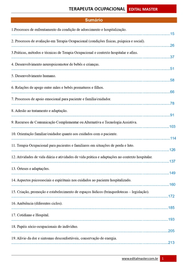 Terapeuta Ocupacional - Ministério da Saúde