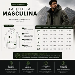 [LEVE 2 PAGUE 1] Jaqueta Masculina Valkor com Forro Térmico +3BRINDES: Relógio, Cinto e Carteira