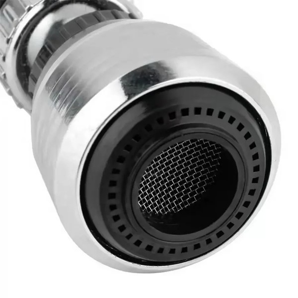 Torneira de cozinha de aço inoxidável, dispositivo de economia de água, alongamento rotativo, à prova de respingos, extensor de spray, borbulhador