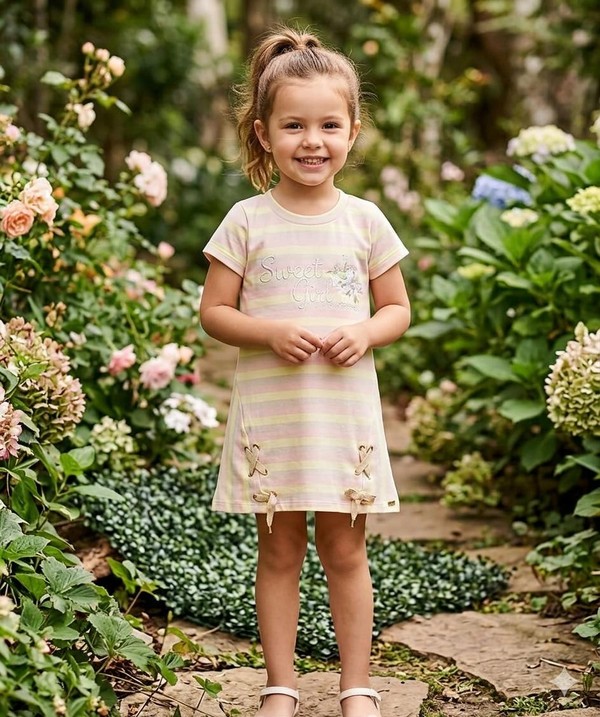 VESTIDO VERAO SWEET BREEZE PETIT CHERIE INFANTIL - 17122