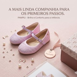 SAPATILHA PAMPILI BAILARINA LILAS/ROSA BALE - 188564