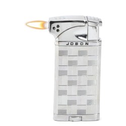 Isqueiro Jobon - Prata Mod. 1 (Maçarico e Chama Normal)