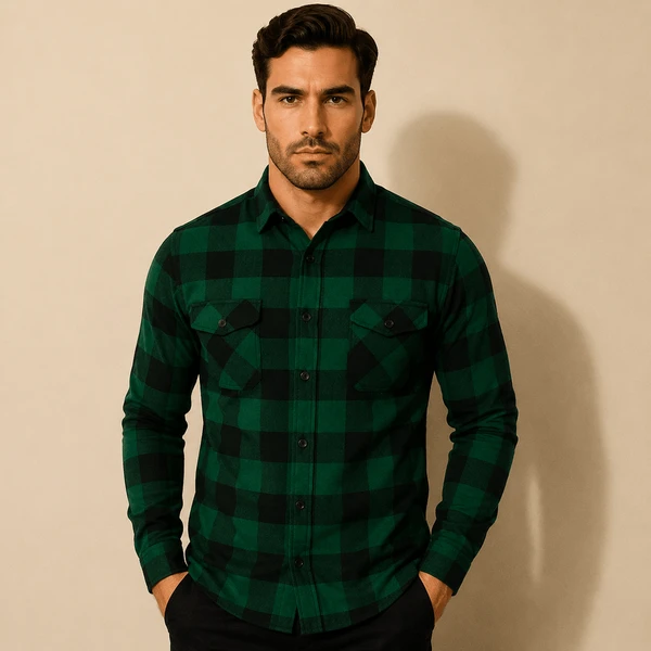 Camisa Masculina Ferr Manga Longa Xadrez Flanelada